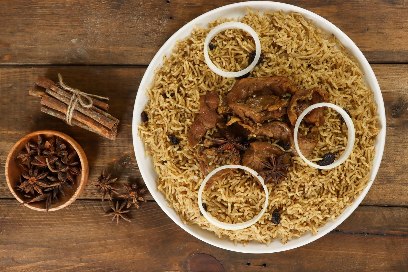 Nasi Bukhari. Bukhari Rice, Arabic as Ruz al Bukhari, aromatic and flavorful Middle Eastern rice.